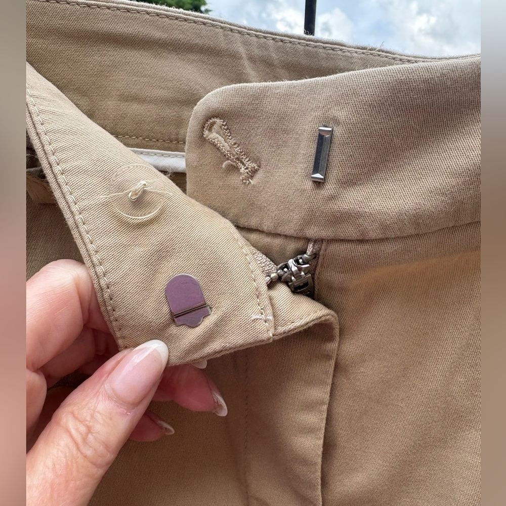 Jones NY Dressy Tan Women's Bermuda Shorts Sz 14 Wear to Work - Picture 5 of 8